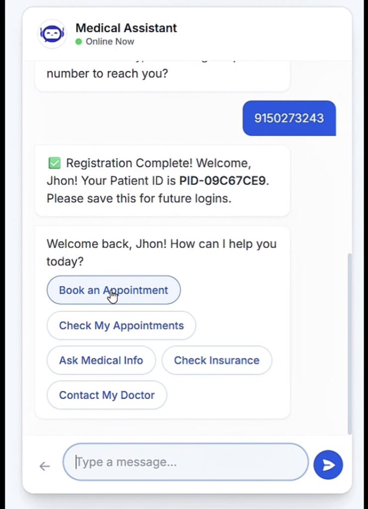 healthcare chatbot
