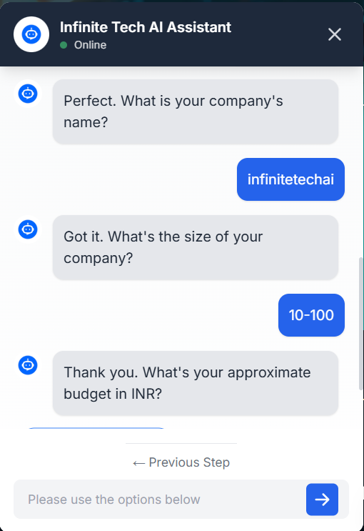 lead generation chatbot