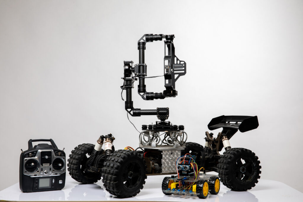 Robot Style Car With Joystick 1024x683