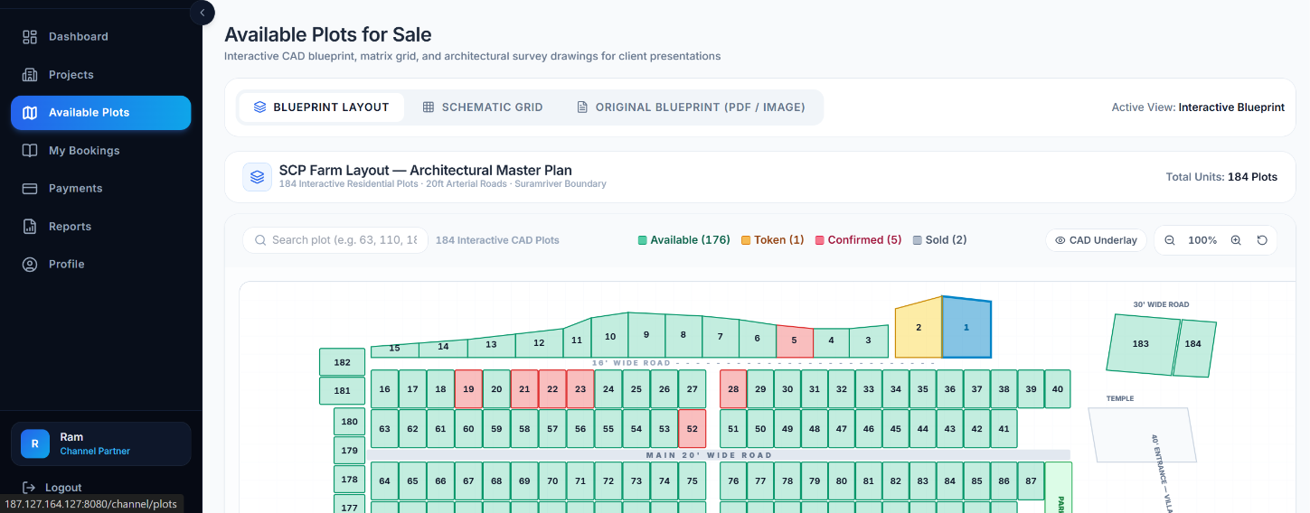 Plot Booking Real Estate Software