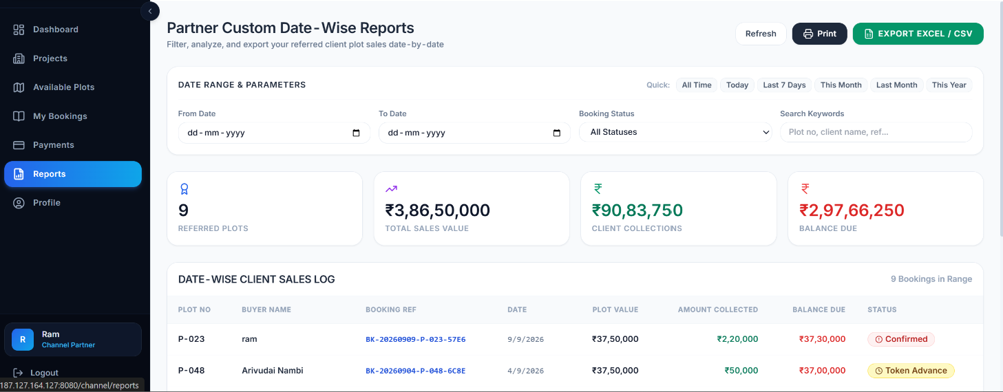 Plot Booking Real Estate Software
